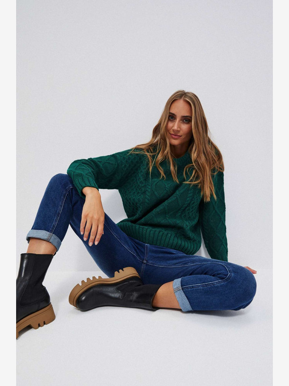 Moodo Zöld női kardigán Moodo
