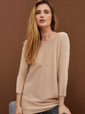 Moodo Moodo Bézs női pulóver