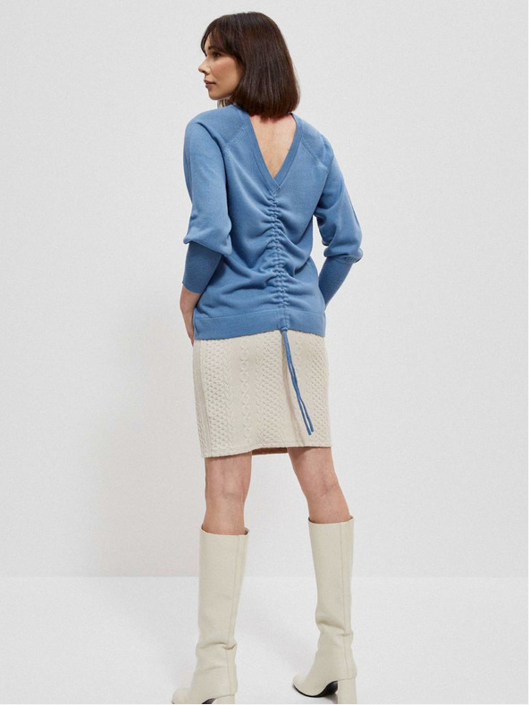 Moodo Kék női pulóver Moodo