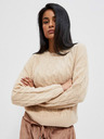 Moodo Moodo Bézs női pulóver