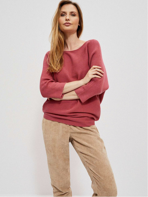 Moodo Rózsaszín női kardigán Moodo