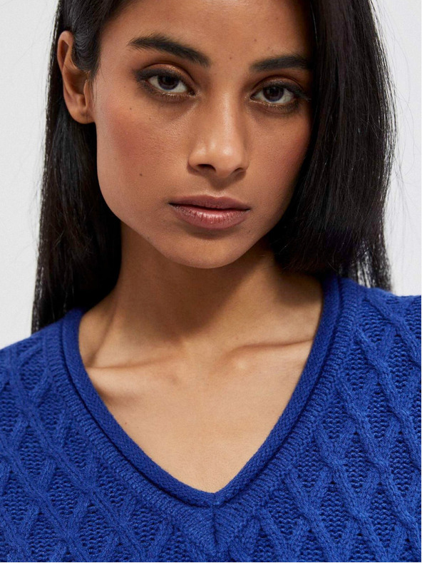 Moodo Kék női pulóver Moodo