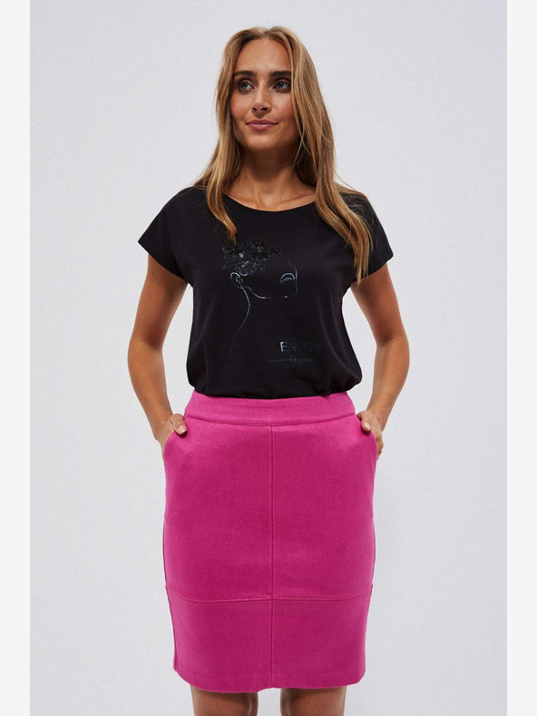 Moodo Rózsaszín női szoknya Moodo