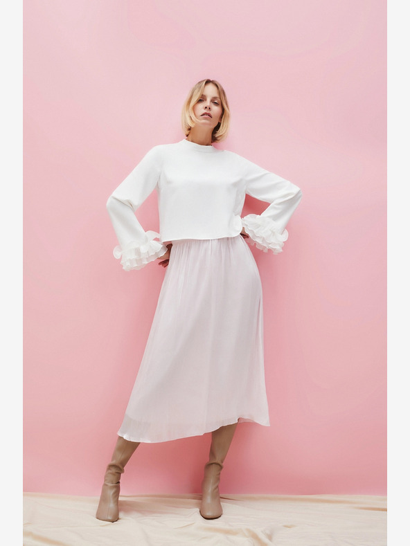 Moodo Világos rózsaszín női szoknya Moodo