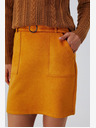 Moodo Narancssárga női szarvasbőr szoknya Moodo
