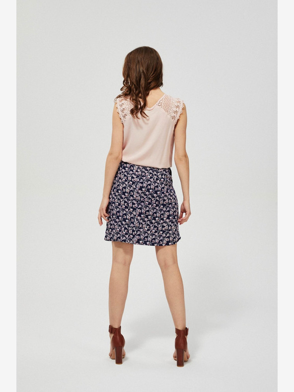 Moodo Sötétkék női virágos szoknya Moodo