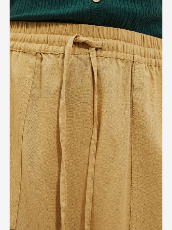 Moodo Sárga szoknya zsebekkel Moodo