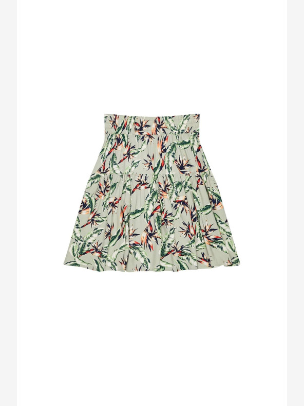 Moodo Világoszöld női virágos szoknya Moodo