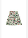Moodo Világoszöld női virágos szoknya Moodo