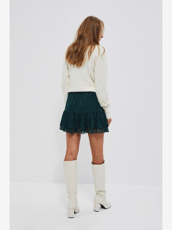 Moodo Zöld Női pöttyös szoknya Moodo