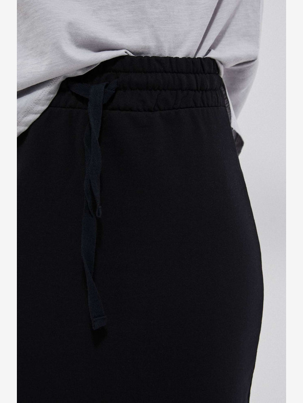 Moodo Fekete női melegítőnadrág szoknya Moodo