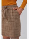 Moodo Barna Női kockás szoknya Moodo