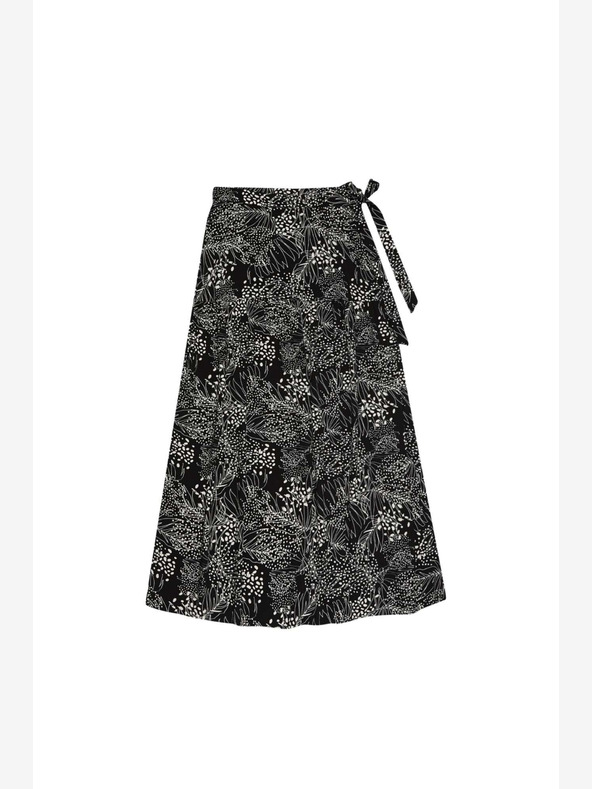 Moodo Fehér és fekete női mintás szoknya Moodo