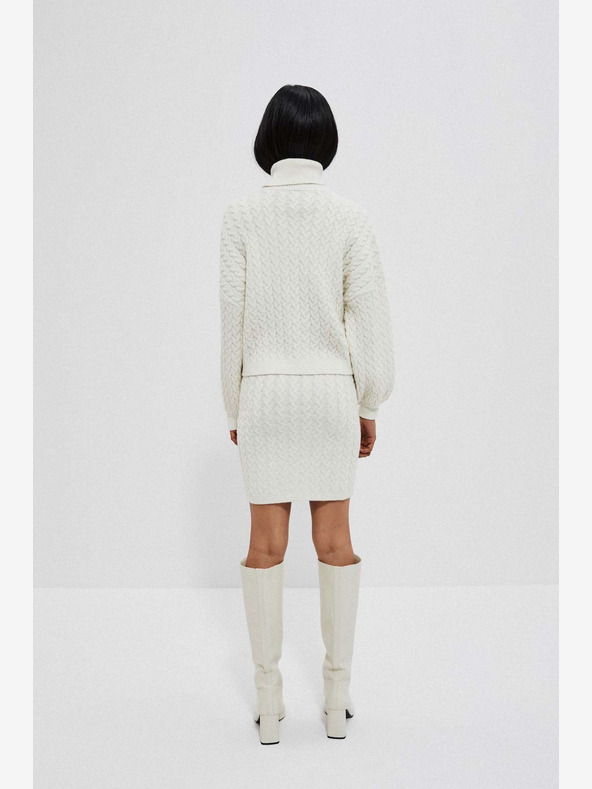 Moodo Krémszínű női szoknya Moodo