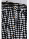 Moodo Fehér és fekete női kockás szoknya Moodo