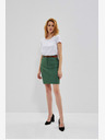 Moodo Zöld női szoknya övvel Moodo
