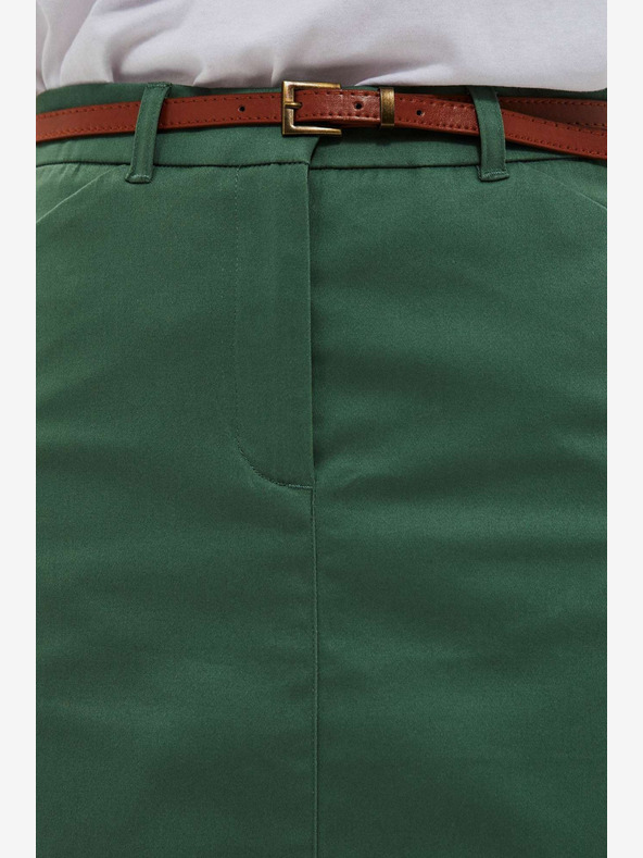 Moodo Zöld női szoknya övvel Moodo