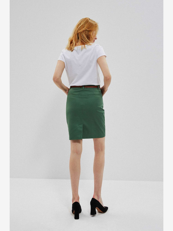 Moodo Zöld női szoknya övvel Moodo