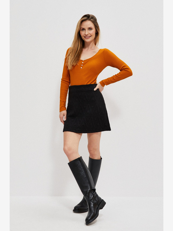 Moodo Fekete női szoknya Moodo