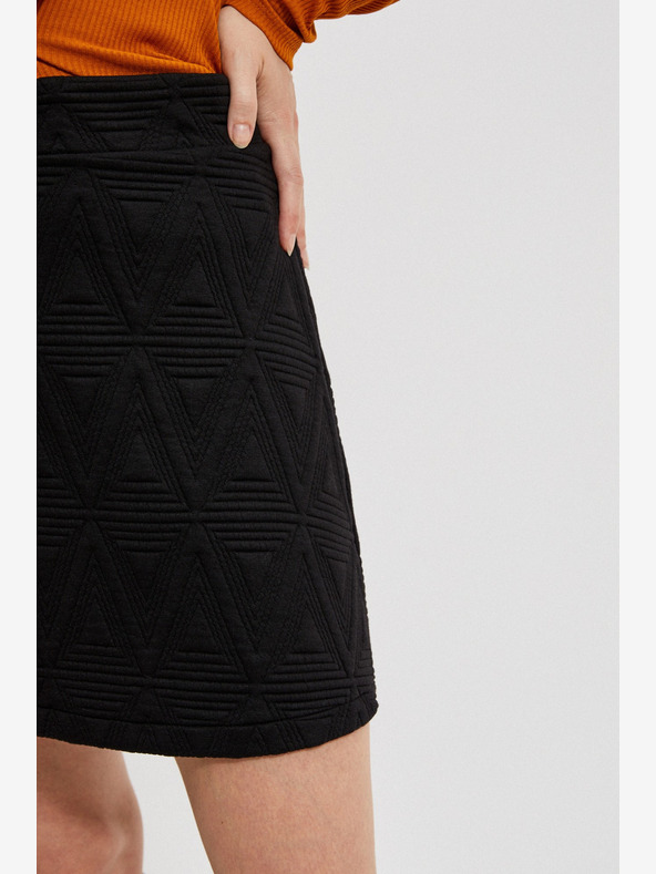 Moodo Fekete női szoknya Moodo