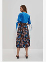 Moodo Kék és barna női mintás szoknya Moodo