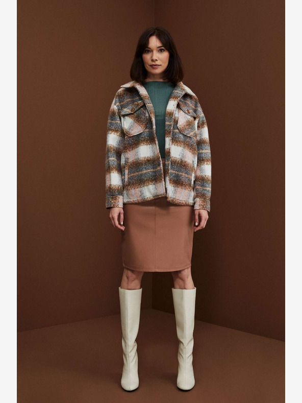 Moodo Barna női műbőr szoknya Moodo