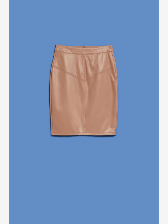 Moodo Barna női műbőr szoknya Moodo