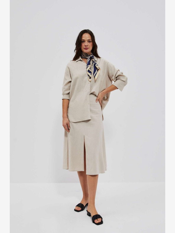 Moodo Moodo Bézs női szoknya