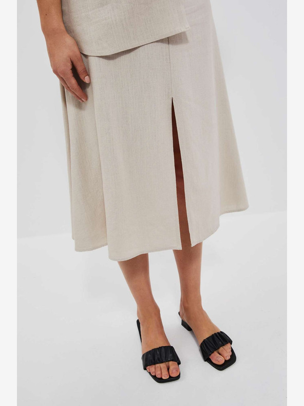 Moodo Moodo Bézs női szoknya