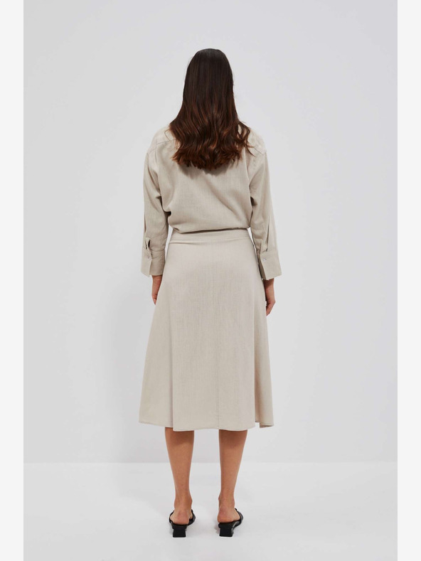 Moodo Moodo Bézs női szoknya