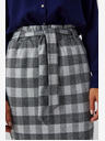 Moodo Szürke Női kockás szoknya Moodo