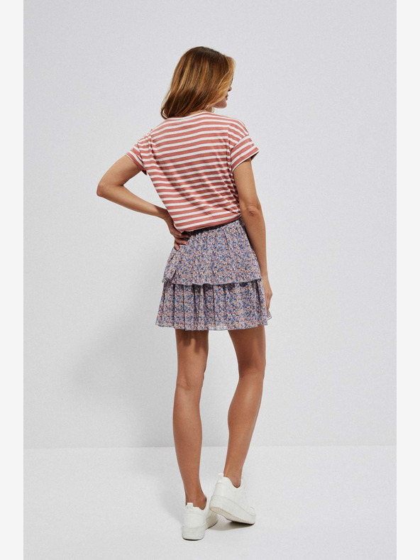 Moodo Kék női virágmintás szoknya Moodo