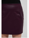Moodo Burgundia Női műbőr szoknya Moodo
