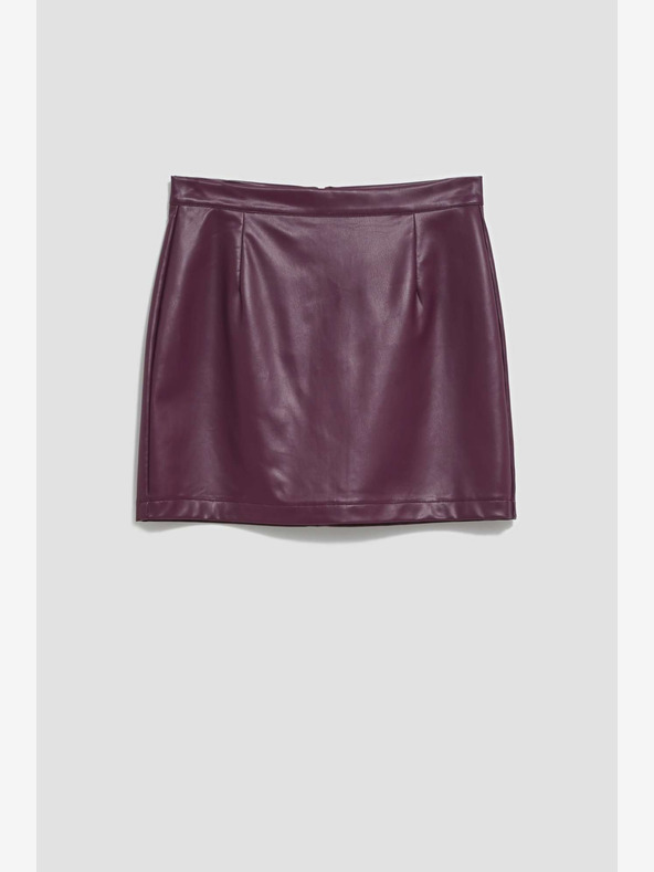 Moodo Burgundia Női műbőr szoknya Moodo