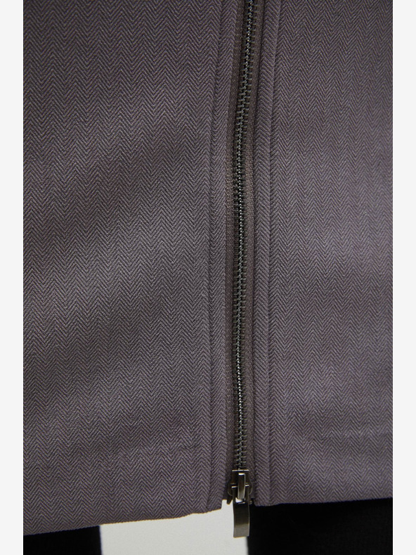 Moodo Szürke női kockás szoknya Moodo