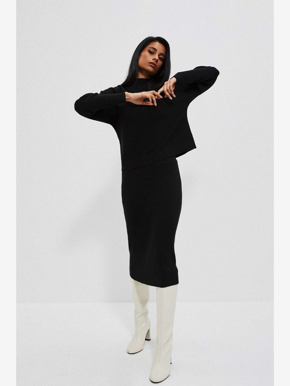 Moodo Fekete női szoknya Moodo