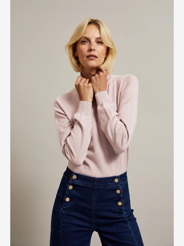 Moodo Világos rózsaszín női garbó Moodo