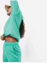 Marks & Spencer Marks & Spencer tiszta pamutból készült rövidnadrág szalagozott varrással zöld