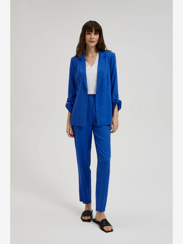 Moodo Kék vászonkabát 3/4-es ujjal Moodo