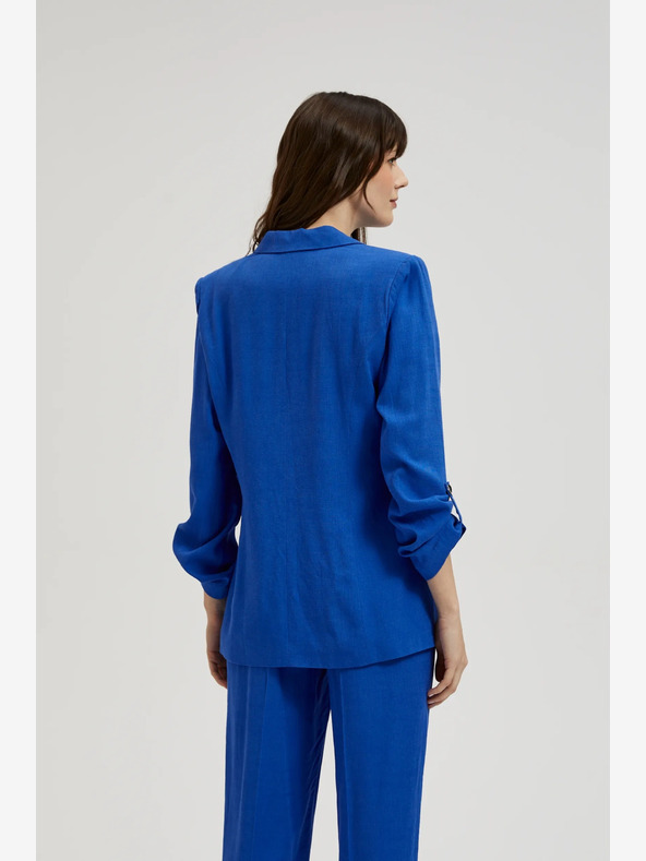 Moodo Kék vászonkabát 3/4-es ujjal Moodo