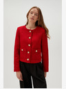 Moodo Moodo Piros gombos kabát