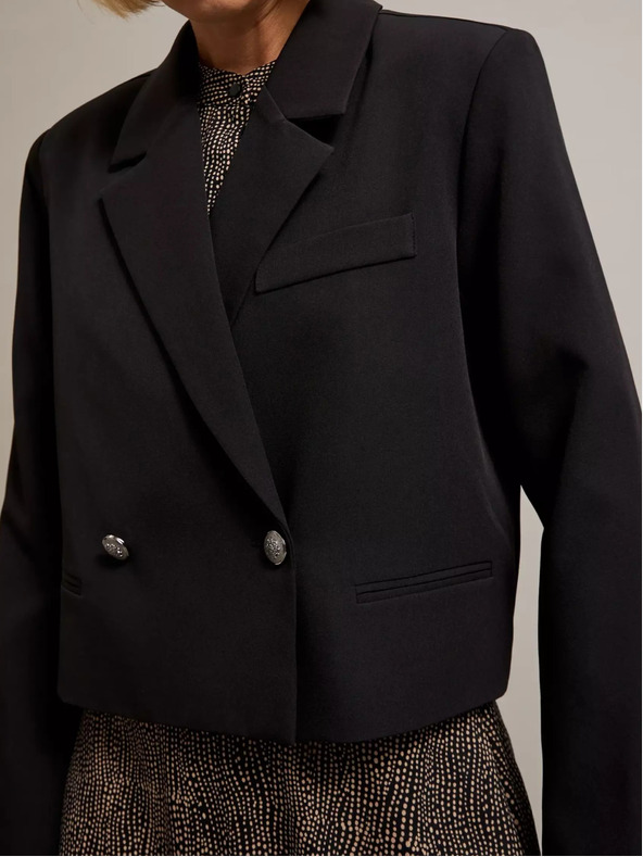 Moodo Fekete női rövid kabát Moodo