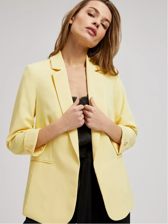 Moodo Sárga kabát 3/4 ujjal Moodo