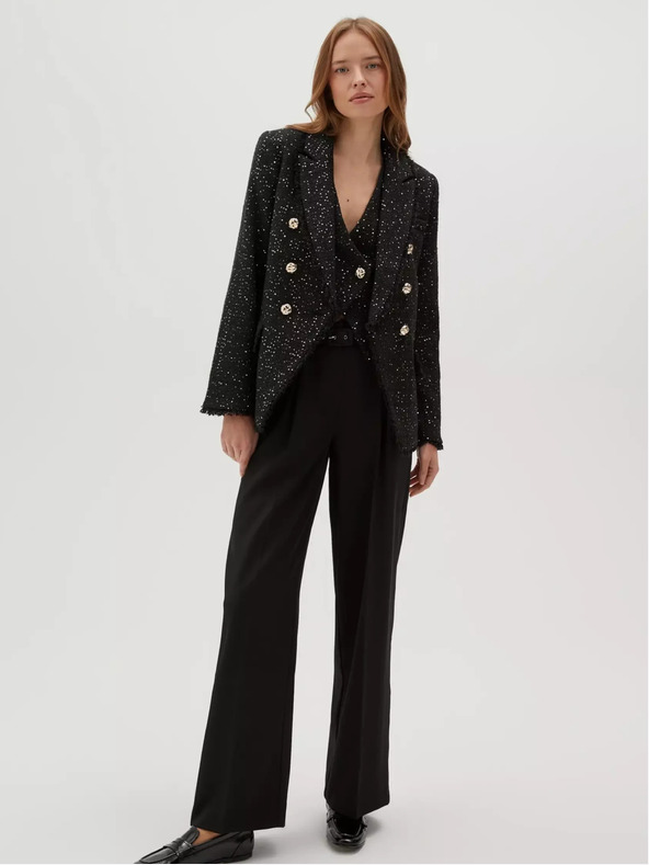 Moodo Fekete női kabát Moodo