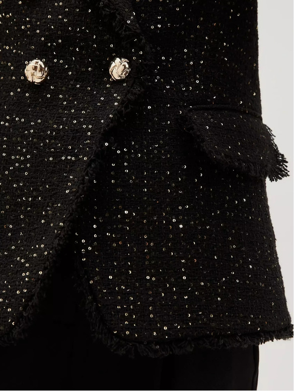 Moodo Fekete női kabát Moodo