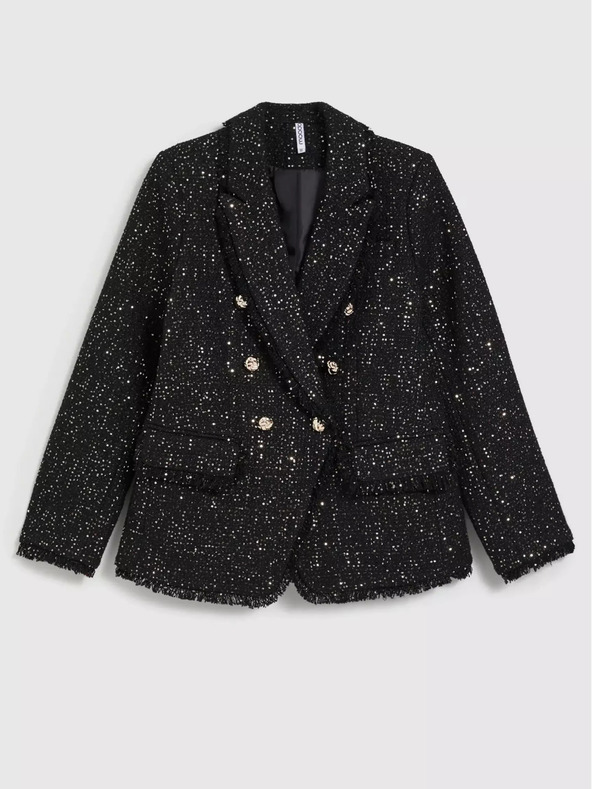 Moodo Fekete női kabát Moodo