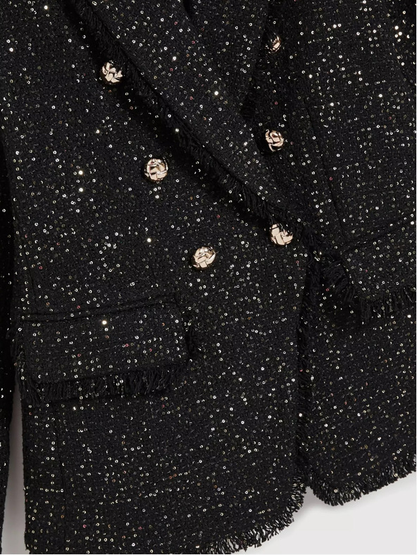 Moodo Fekete női kabát Moodo