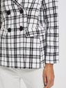 Moodo Fekete-fehér kockás kabát Moodo