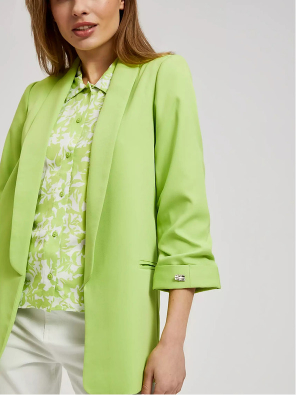 Moodo Zöld kabát 3/4 ujjal Moodo