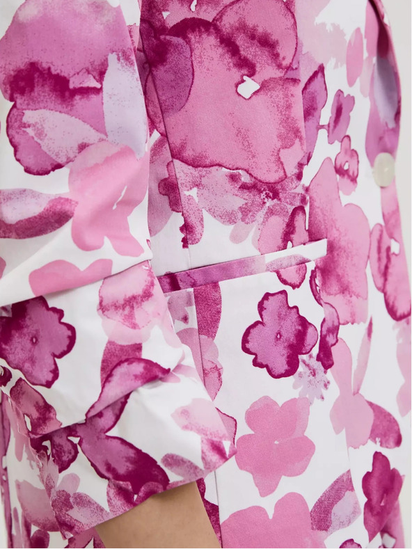 Moodo Rózsaszín mintás kabát Moodo